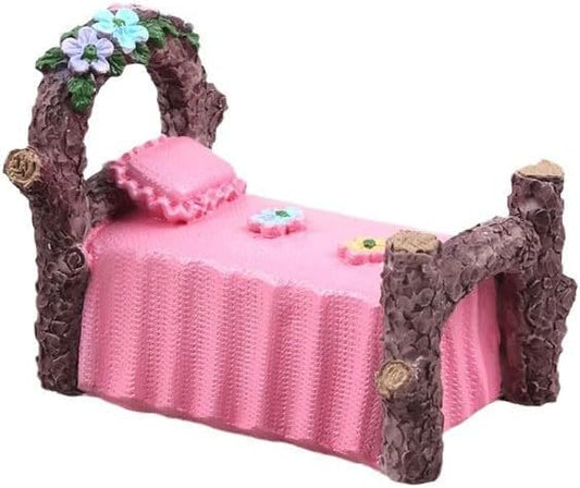 Kai Dream Miniature Fairy Garden Accessories, Resin Craft Flower Bed Figurine, 2.8 * 1.6 * 2.2 inches, Decorative Micro Landscape, Dollhouse Accessories