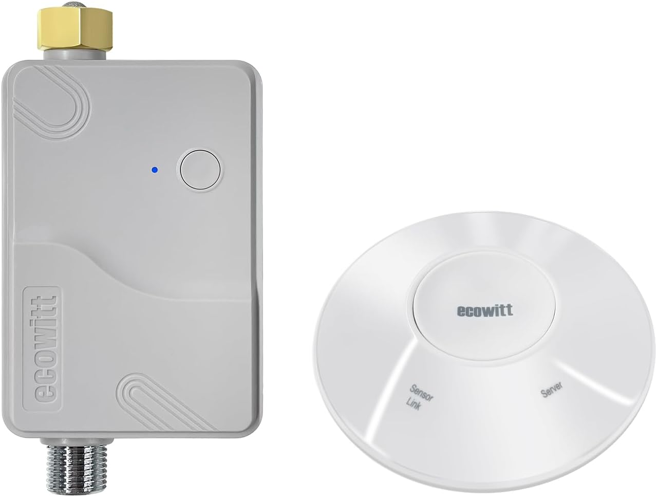 ECOWITT Intelligent Watering Timer Kit, with WFC01 Sprinkler Timer(NPT Thread) and GW2000 Wi-Fi Hub, APP Remote Control, IoT Linkage, Automatic Irrigation, Support Ecowitt Cloud Server, 915 MHz
