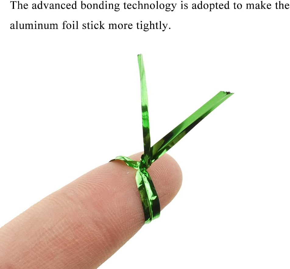 HAHIYO 300Pcs 4 inches Green Metal Twist Ties Bread Candy Coffee Bag Ties Plant Garden Twist Ties for Cellophane Treat Bags Gift Wraping Bags Plastic Bags Halloween Party Cake Present Art Crafts