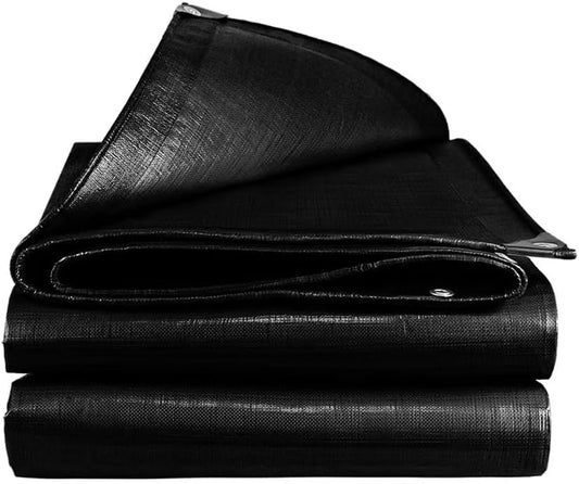 30X35FT Reinforced PE Pond Liner, 28Mil Thickness Pond Liners for Outdoor Ponds, Hemmed Edge with Buttonholes Liners for KOI/Fish, Duck Pond and Waterscape.