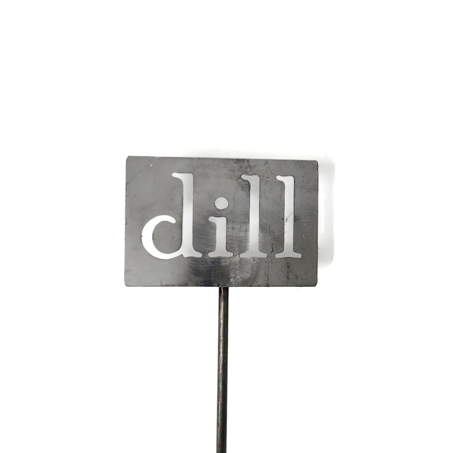 Classic Metal Garden Markers 19 Inches Tall (dill, Raw, Unfinished Steel (will rust with time))