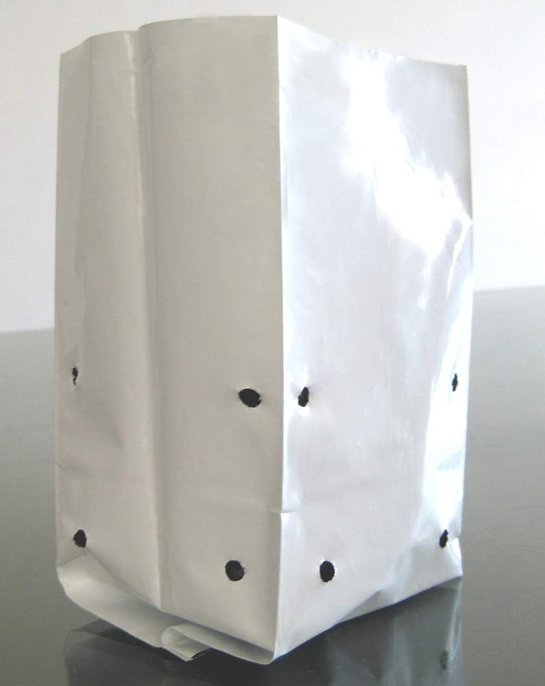 HORTIPOTS 2 Gallon Black White Panda Grow Bags (Pack of 50)