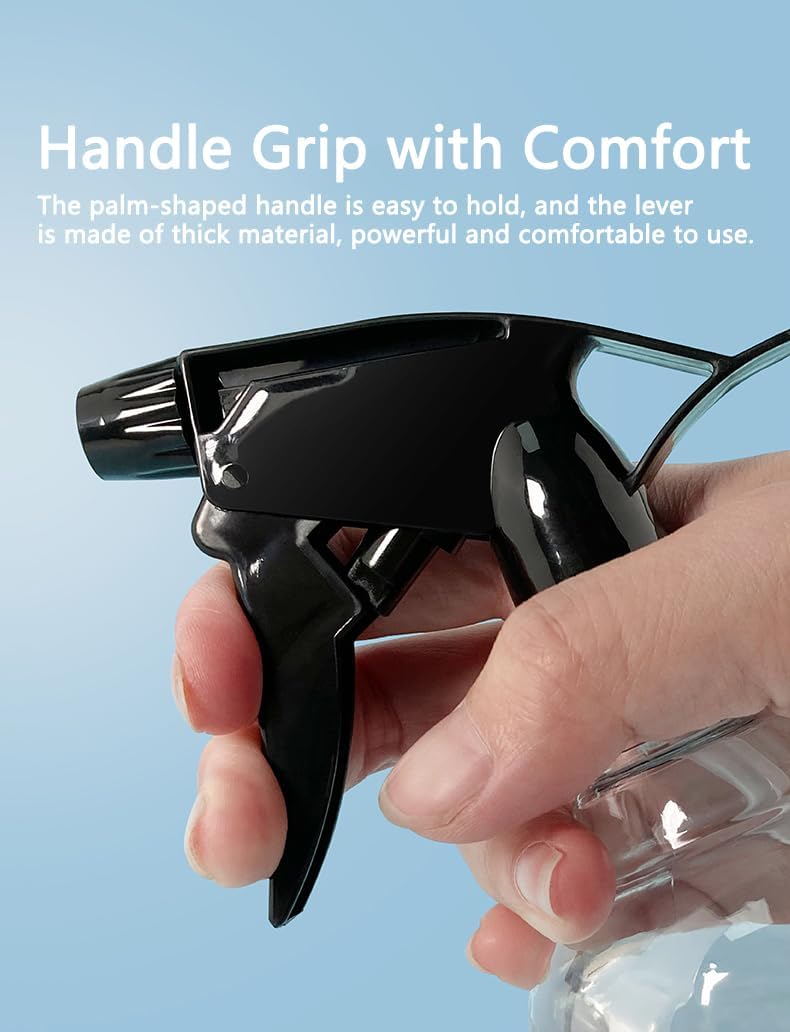 30 PCS Plastic Spray Bottles 8 oz Empty Spray Bottle with Adjustable Nozzle Mini Spray Bottle Liquid Sprayer for Kitchen Cleaning Hair Bath Beauty Spa Water Plants