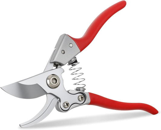 Yesker Pruning Shears Garden Shears 8.6" Professional Bypass Garden Scissors Yard Clippers with Sharp SK5 Steel Blade Heavy Duty Hand Pruners for Branch Flower Plant Trimming Cutting Gardening Tools