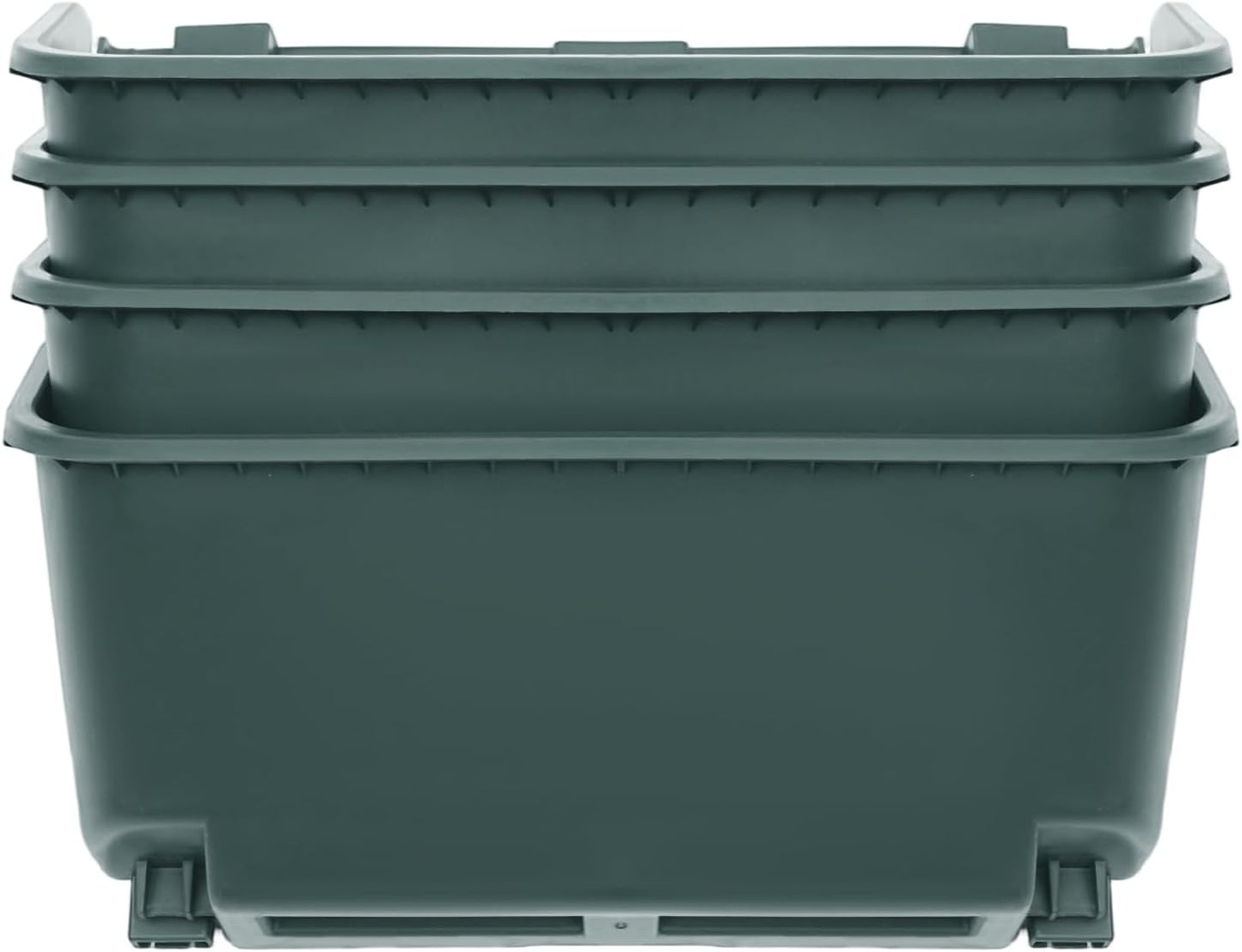 20 Pack Self Watering Wall Mounted Planter, Indoor and Outdoor Vertical Planter Wall Mounted Planter for Patio Outdoor Decor with Drainage Holes, Vertical Garden Planters for Indoor Plants- Army Green