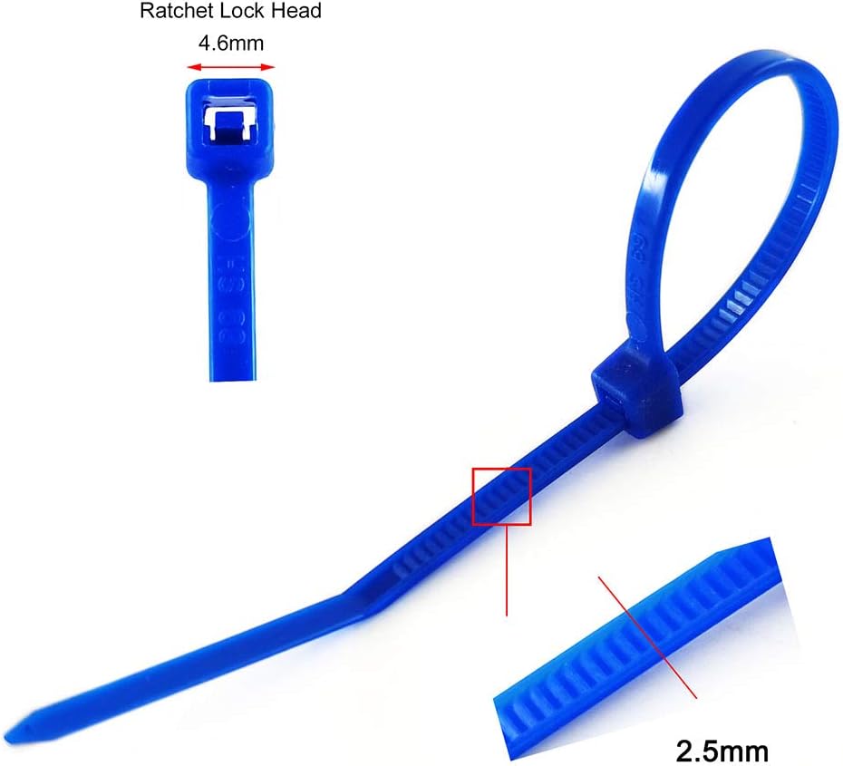 HS Small Colored Zip Ties 6 Inch 600pcs Multi-Color Zip Wire Tie for Deco Mesh Wreath Supplies,Colorful Plastic Ties Yellow, Black,White,Blue,Red,Green for Cord Management