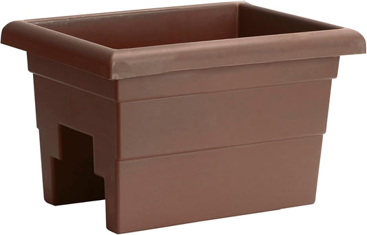 Root & Vessel Countryside Rail Planter, Brown, 16"