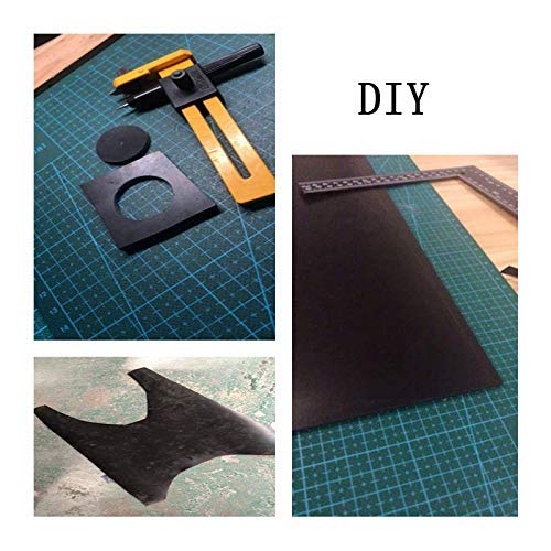 NABOWAN Solid Rubber Sheets,Strips,Rolls 1/16" (.062") Thick x 12" Wide x 12" Long Neoprene Rubber, Perfect for DIY Gasket Material, Sealing, Liner, Shield, Padding, Mat