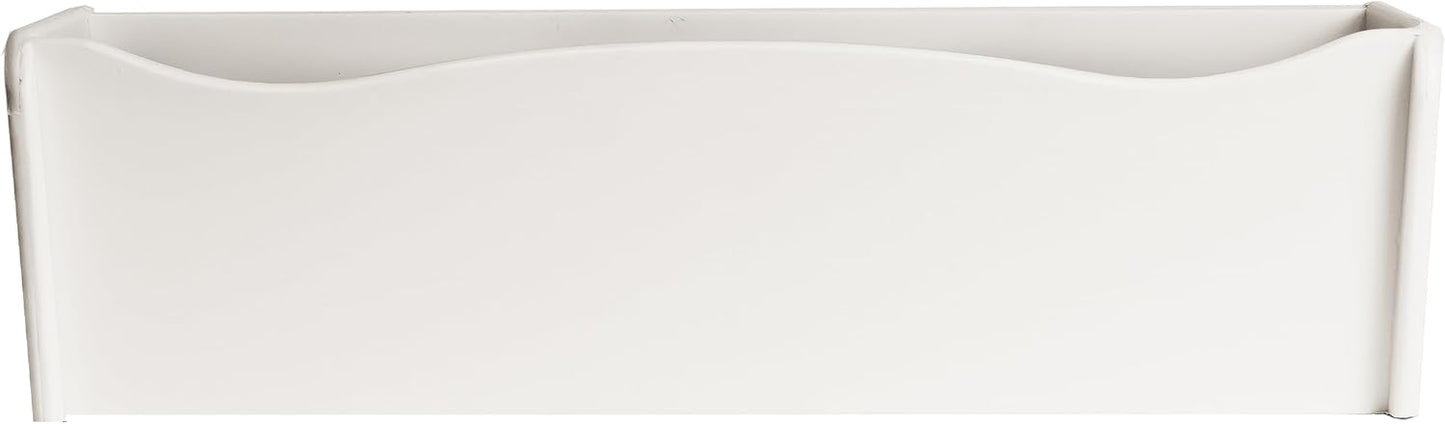 Flower Box 18" x 6" x 5" Paintable Polyethlene for Window Sills, Sheds, and Playhouses, 1 PK (FB18P-BX1)