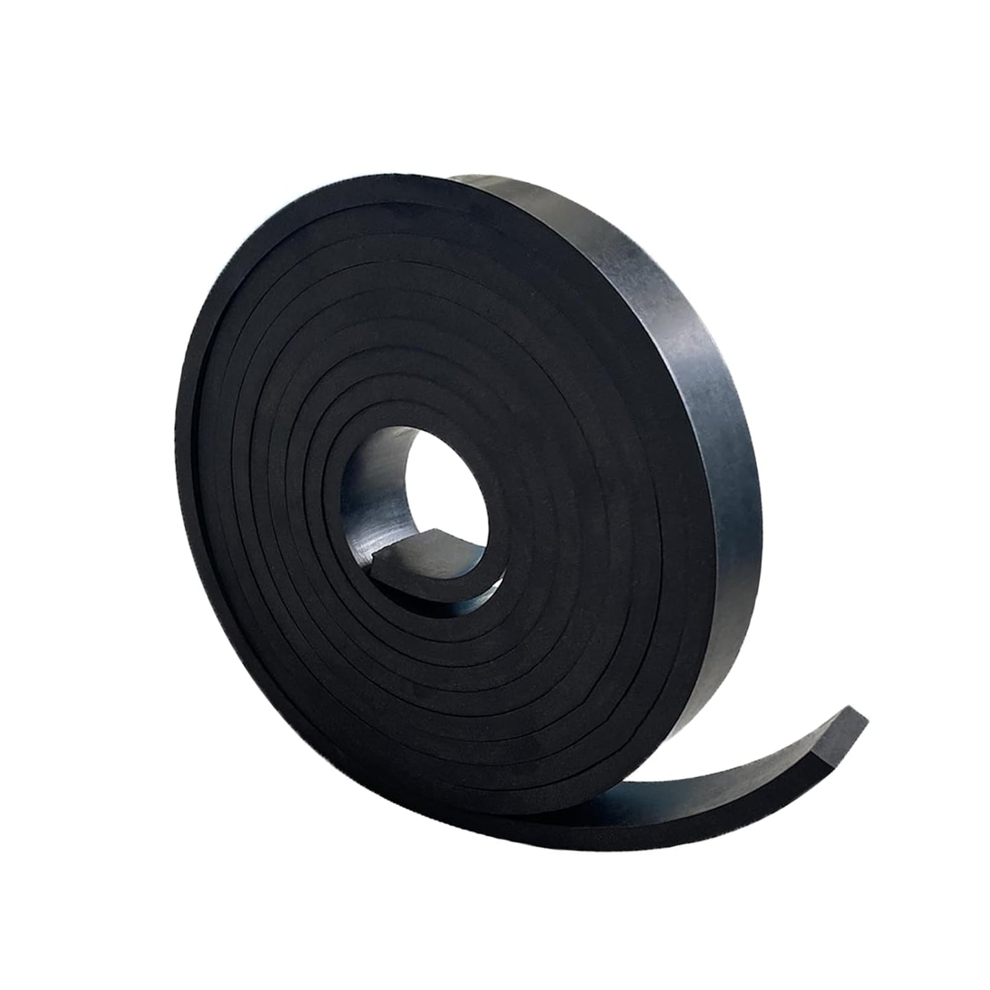 Solid Rubber Sheets,Rolls & Strips 1/4 (.25)" Thick X 1" Wide X 10'Long, Solid Rubber Strips for DIY Gaskets Crafts Pads Sealing Abrasion Supports Flooring Protection Warehouse