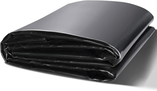VEVOR 30 x 35 ft Pond Liner, 45 Mil Thickness, Pliable EPDM Material, Easy Cutting Underlayment for Fish or Koi, Features, Waterfall Base, Fountains, Water Gardens, Black