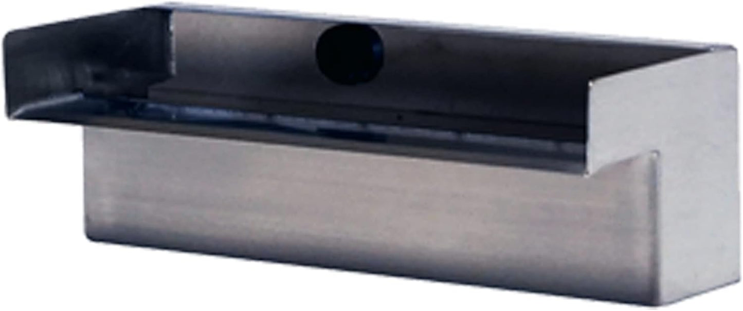 HALF OFF PONDS Steel Elegance 12" Color Changing Lighted Stainless Steel Spillway - STE12CC-HOP