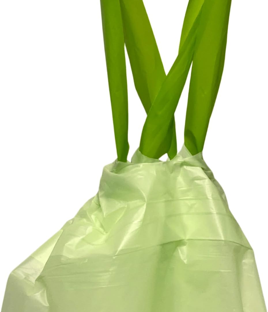 Kitchen Bin Liners, Certified Compostable, Heavy Duty Multipurpose Food Scrap Bags, Made from Compostable Materials (30 Gallon Drawstring, 30 Gallon (42 Count))