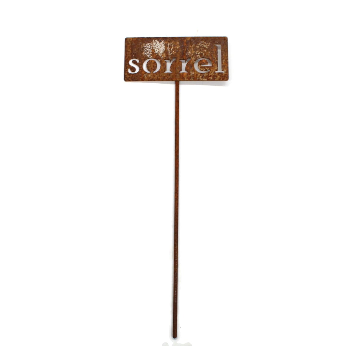 Classic Metal Garden Markers 19 Inches Tall (sorrel, Naturally Rusted)