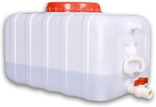 Large Plastic Water Storage Tanks Emergency Water Storage 50L/80L/110L/200L Camping & Hiking Water Storage Water Container Multifunctional Water Tank(Size:50L/13.2gallon)