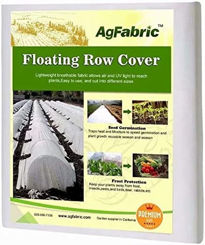 Agfabric Plant Covers Freeze Protection 10'x12' 0.55oz Frost Blankets for Plants Plant Frost Protection Covers Garden Winter Frost Pests Protection,White