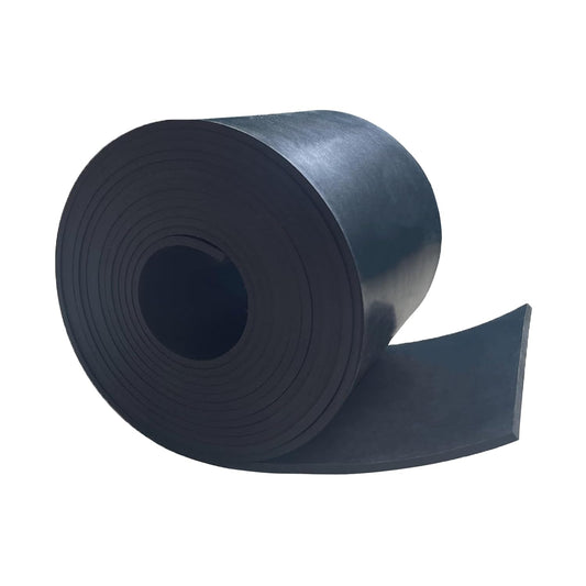 Solid Rubber Sheets,Rolls & Strips 1/8 (.125)" Thick X 4" Wide X 10'Long, Solid Rubber Strips for DIY Gaskets Crafts Pads Sealing Abrasion Supports Flooring Protection Warehouse
