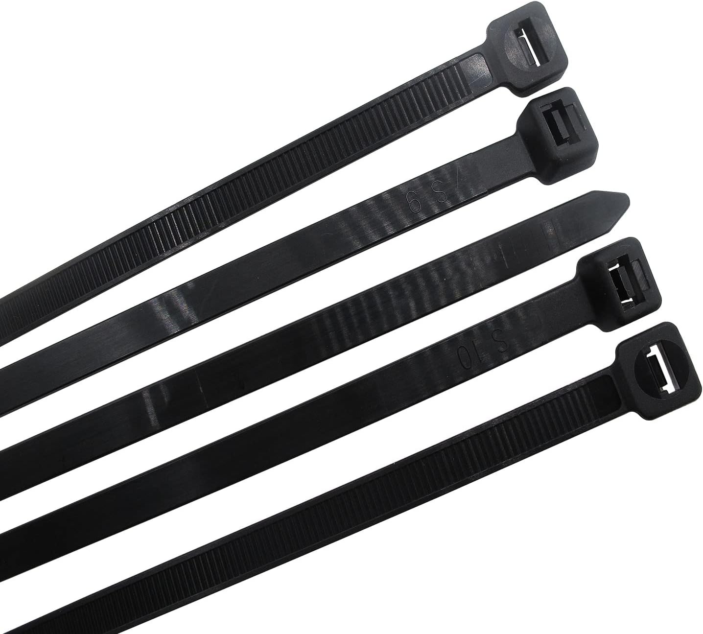 Superun Heavy Duty Zip Ties 16 Inch, Strong Large Black Zip Ties 120 Lbs Tensile Strength Selflocking Wire Ties (Industrial Grade Cable Ties) Pack of 50