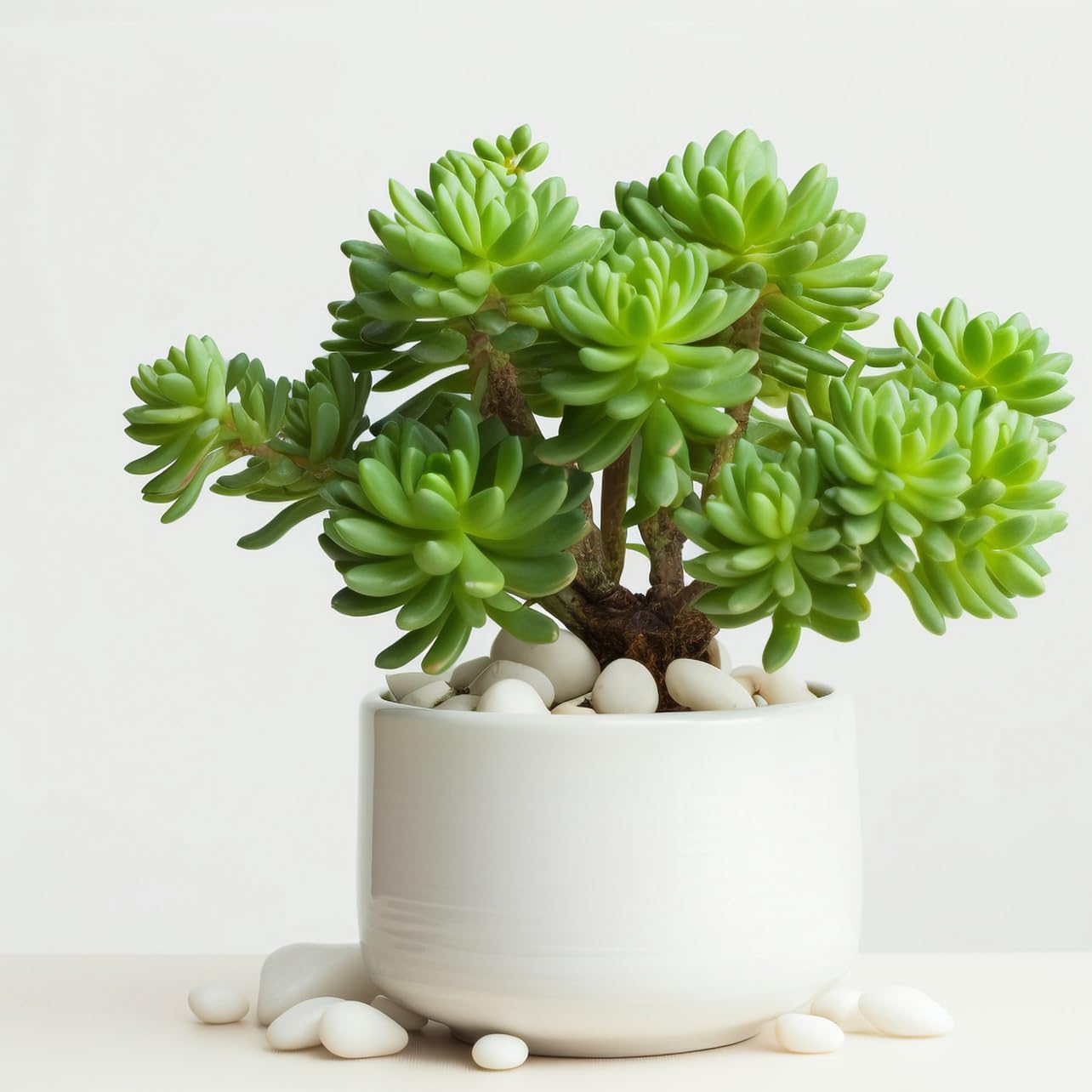 Stonecreek 24 LBS River Rocks (2 x 12 LBS Bags) – Natural Polished Decorative Pebbles, Garden Landscaping Stones for Planters, Vase Fillers, Succulent Pots, Fish Tanks & Terrariums, White Medium