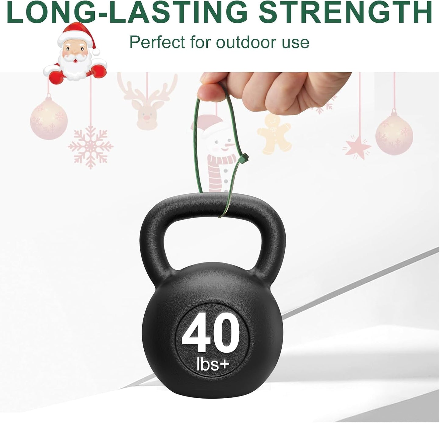 Green Zip Ties 8", 1000 Pack, Cable Ties UV Resistant, Wire Ties 40 lbs Tensile Strength for Garden, Plants, Fence, Holiday Lights, Yakobela