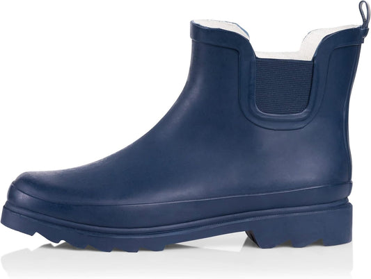 NORTY - Womens Ankle Rain Boots - Ladies Waterproof Winter Spring Garden Boot runs ½ size large