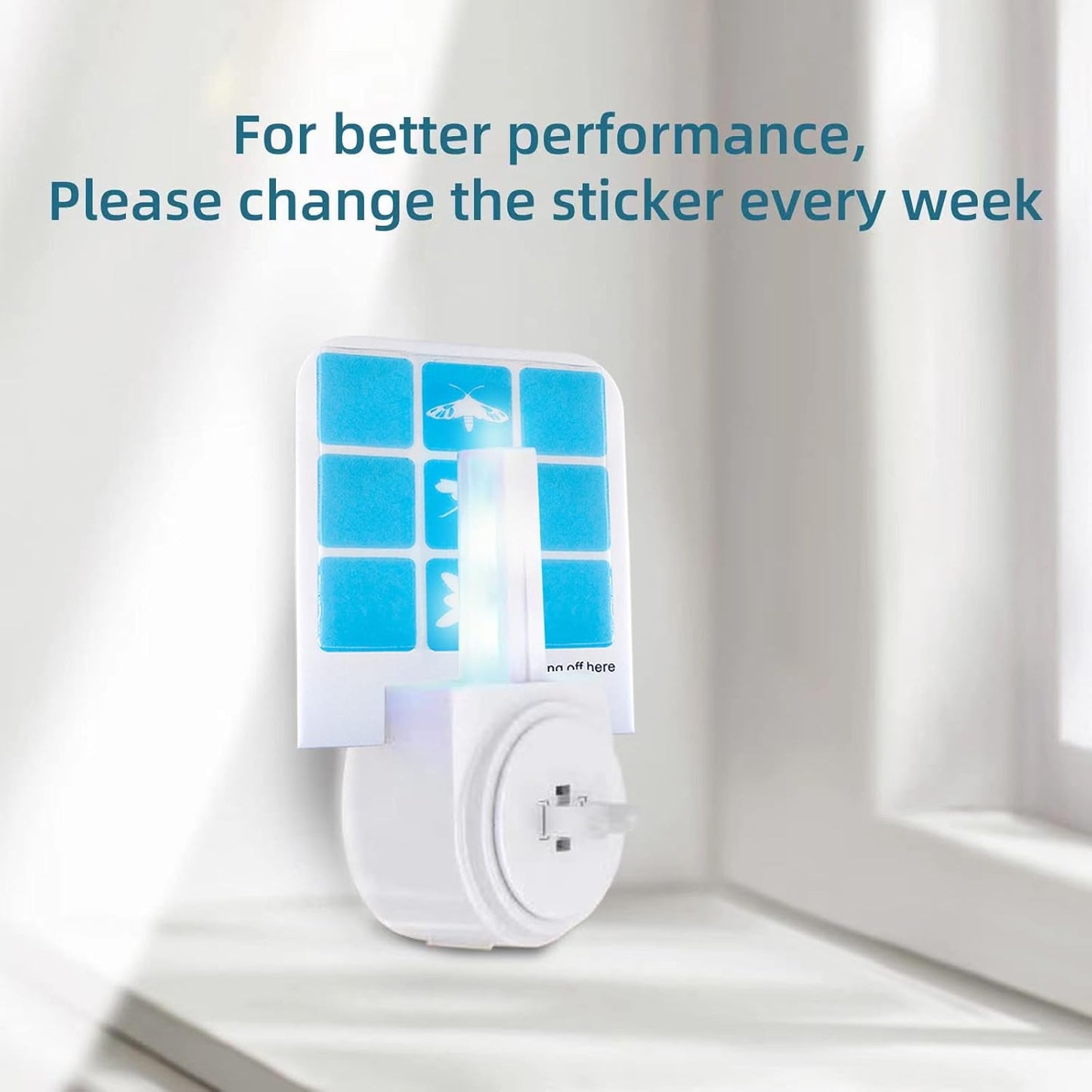 20 Pcs Refill Glue Cards Compatible with Safer Home SH502, SH503 Indoor Fly DT3005W Plug-in Bug Light for Flies, Fruit Flies, Moths, Gnats, and Other Flying Insects