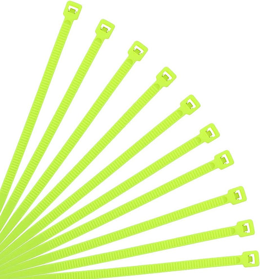 XINGO Nylon Cable Zip Ties Self Locking Plastic Wire Ties with 40 Lbs Tensile Strength for Indoor and Outdoor 12 Inch 500 Pack Apple Green
