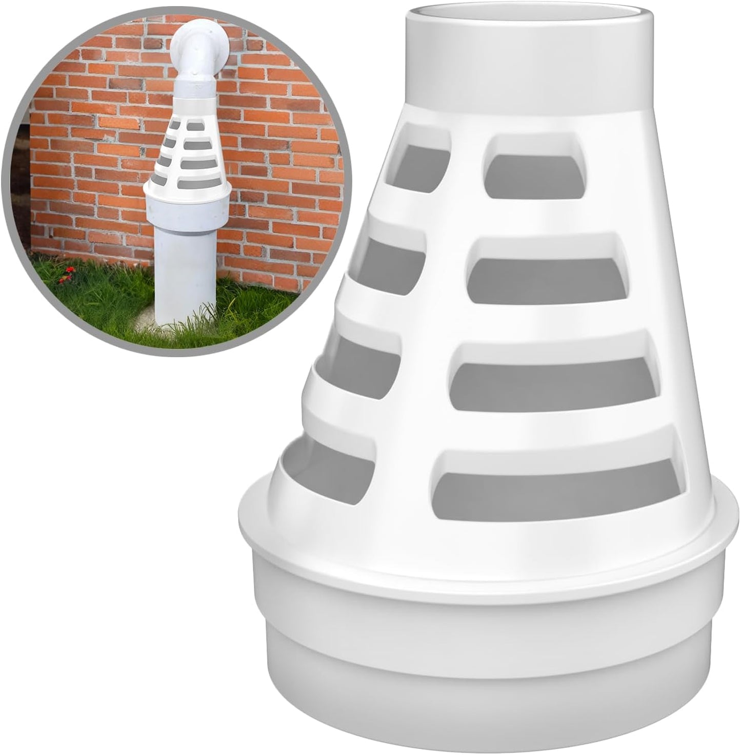 ELK Freeze Relief 4" - Use Between 1.5" Sump Pump Line to 4" Discharge Line - Pipe Transition that Relieves Water Pressure and Protects Against Pipe Bursting, Pump Failure and Flooding