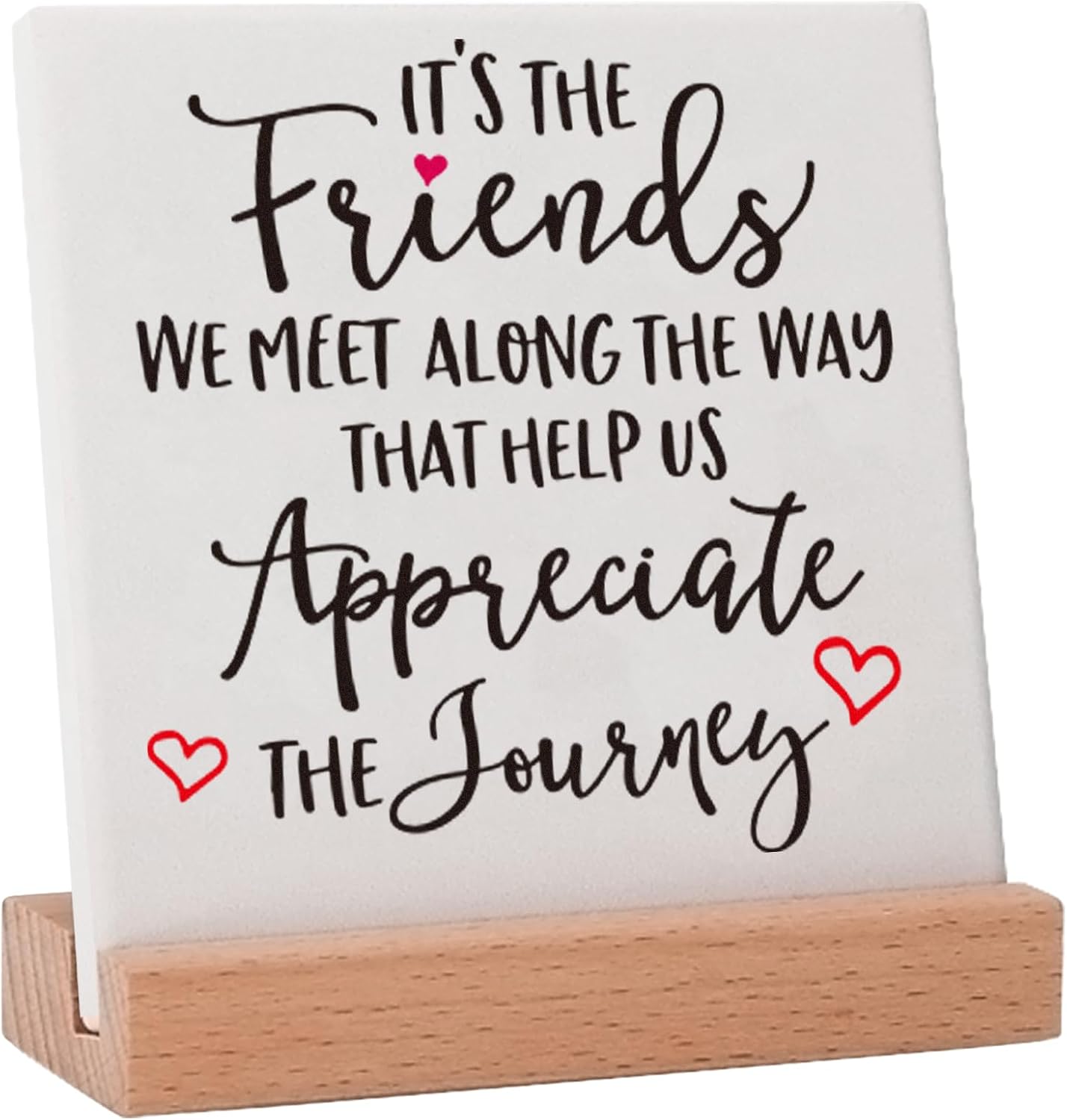 Friend Birthday Gifts for Best Friends Bestie BFF, Friendship Gifts for Work Bestie True Long Distance New Friend Appreciation Decor Plaques