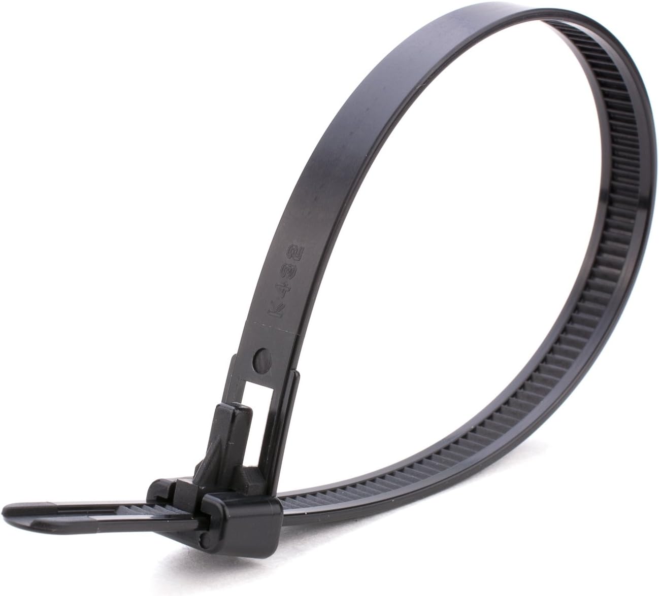 Reusable Zip Ties, 100 Pcs Assorted Fastening Cable Zip Ties 6" 8" 10" 12" Four Length Heavy Duty Nylon Self Locking Wire Ties