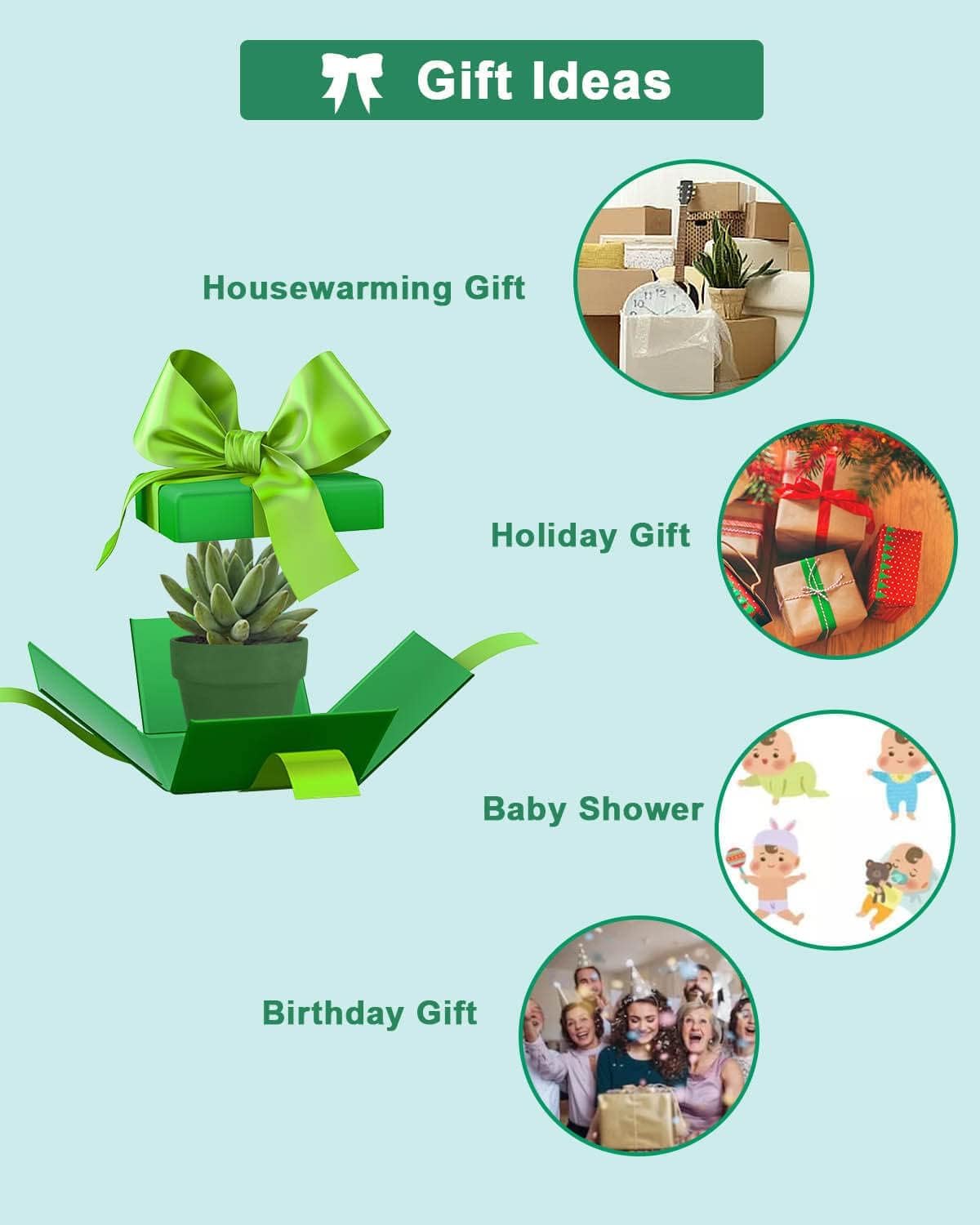 vensovo 48 Pcs 2" Tiny Terracotta & Terra Cotta Pots with Drainage - Green Small Mini Clay Ceramic Pottery Planter Ideal for Indoor/Outdoor Plants, Crafts, Wedding Favors