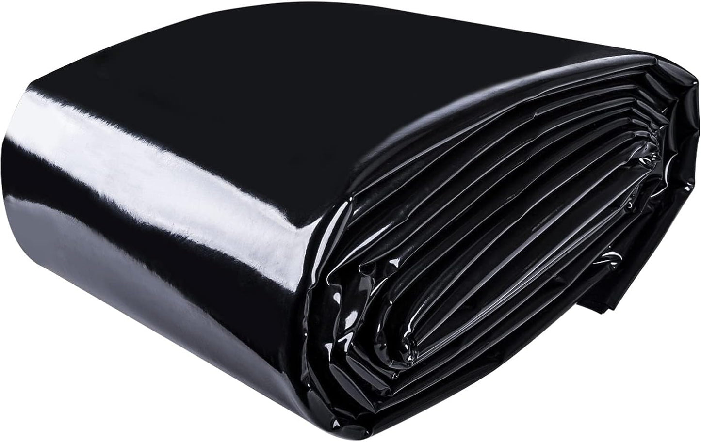 MYFAMIREA 20 FT x 25.2 FT Pond Liner, 20 Mil HDPE Pond Liner, Sun Resistant Preformed Easy Cutting Pond Liner Underlayment for Fish Koi Ponds, Garden Fountain, Waterfall Fish Pond