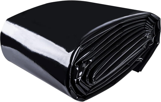 MYFAMIREA 20 FT x 25.2 FT Pond Liner, 20 Mil HDPE Pond Liner, Sun Resistant Preformed Easy Cutting Pond Liner Underlayment for Fish Koi Ponds, Garden Fountain, Waterfall Fish Pond