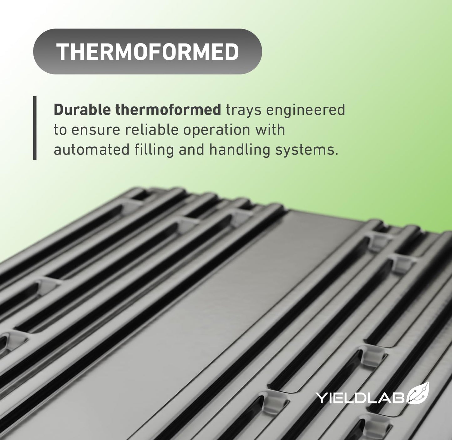 10x20 Inch Black Plastic 50 Pack Plant Propagation Tray – Growing Trays for Garden, Planting, Seedling, Soil & Hydroponic Horticulture - Microgreen Trays Grow Plants - No Drain Holes