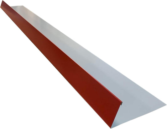 Eagle 1-26 Gauge 5 Foot Rain Diverter - Nails and Instructions Included (Mill Finish Aluminum, Copper, Galvanized, Stainless Steel & More) (3, Bright Red)