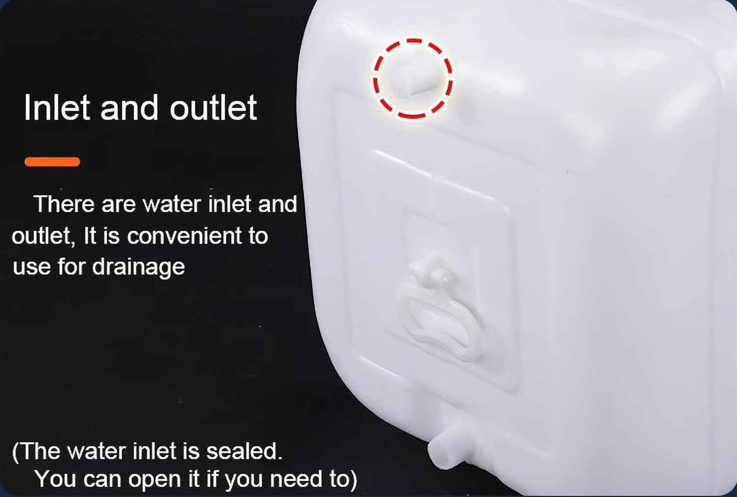 Water Tank Water Container Water Carrier 25L/30L/50L/75L/110L/200L for Water Storage Hiking Hurricane Emergency Car Water Tank Outdoor Camping Hunting Self-Driving(Size:25L)
