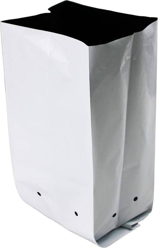 HFS(R Poly Grow Bag Planters Panda Film Black and White for Nursery Horticulture 1 Gallon - 50 PC