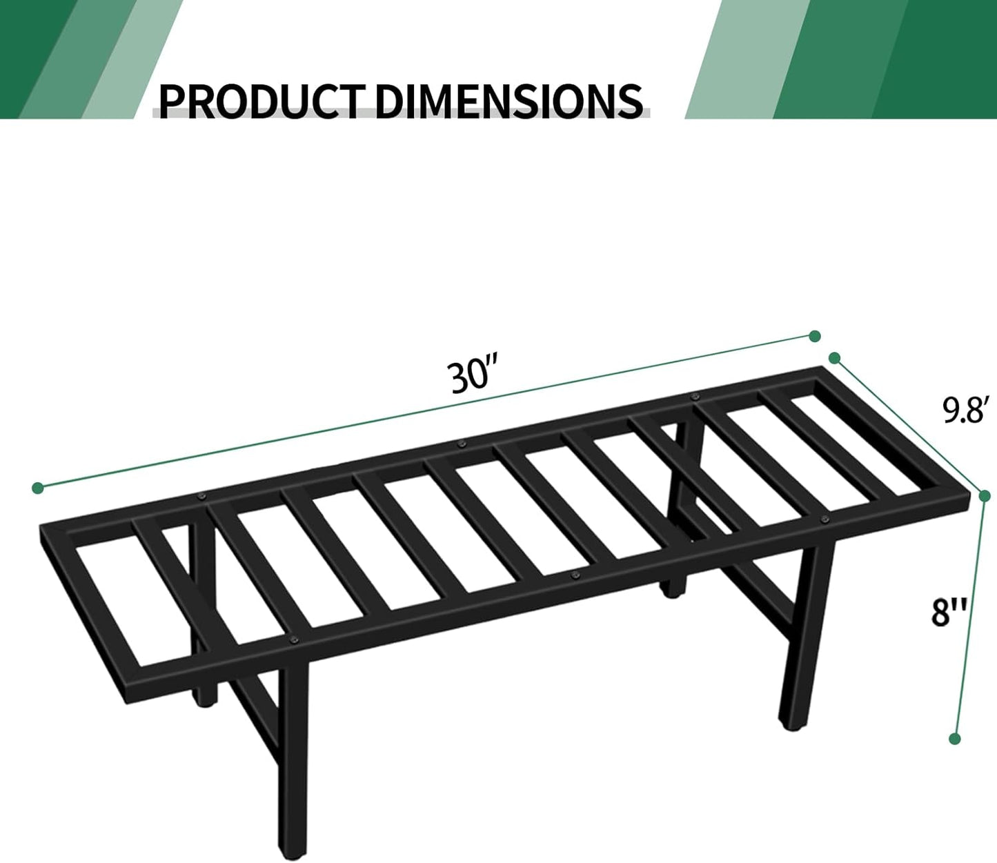 Plant Stand Indoor Outdoor, Heavy Duty Iron Pedestal Stands Metal Plant Stand for Indoor Outdoor, 1-Tier Sturdy Flower Stand Display Plant Shelf