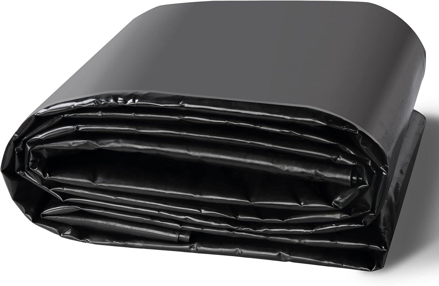 VEVOR 10 x 13 ft Pond Liner, 20 Mil Thickness, Pliable & Durable LLDPE Material, Easy Cutting Underlayment for Fish or Koi,Waterfall, Fountains, Water Gardens, Black