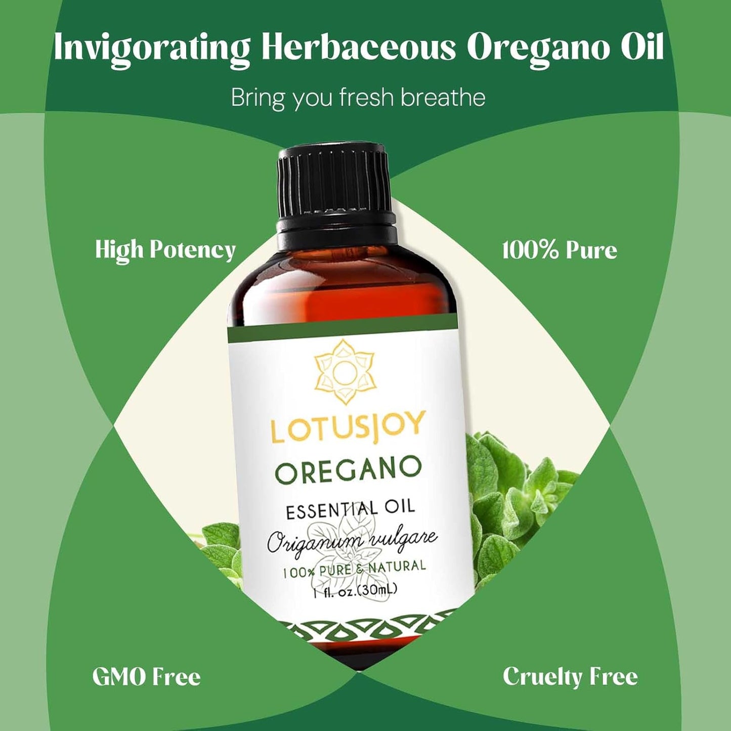 Oregano Essential Oil 100% Pure & Natural – Undiluted for Aromatherapy, Skin Care, and Household - 1 Oz
