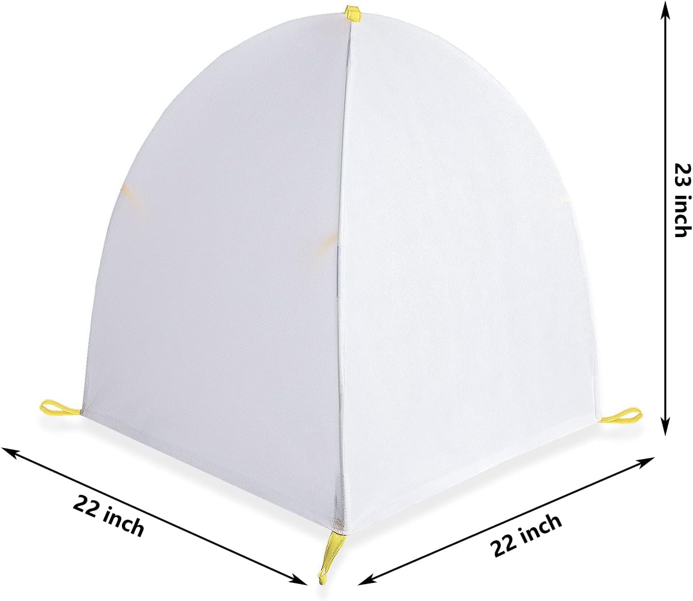 DECOHS 2 Pcs 22 x 22 x 23 Inch Winter Shrub Cover -Winter Snow & Frost Covers with Stakes -Warm Plant Protection Tent Protecting Fruit Tree Potted Plants from Freezing Animals Eating