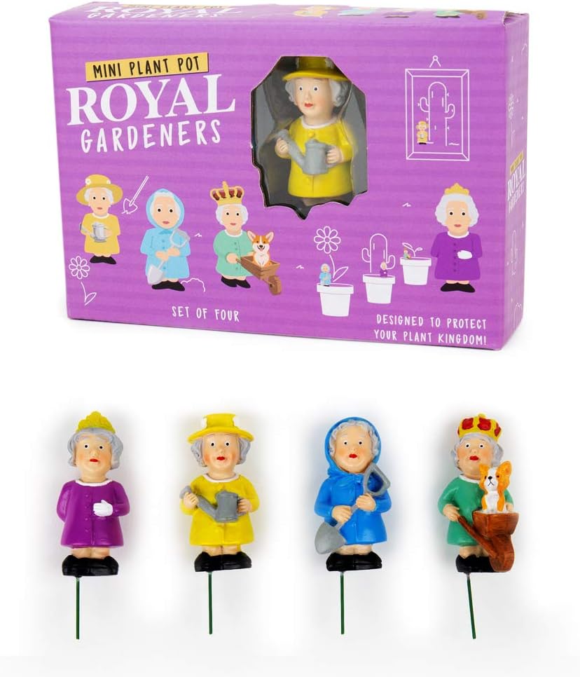 Gift Republic Royal Family Plant Markers - Set of 4