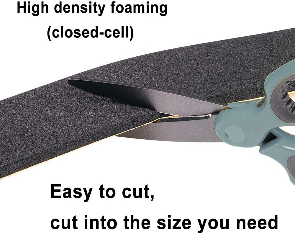 Foam Rubber Seal Strip -2" W x 1/4" T- Adhesive Tape Foam Tape Closed Cell Foam Strip Automotive Weather Stripping