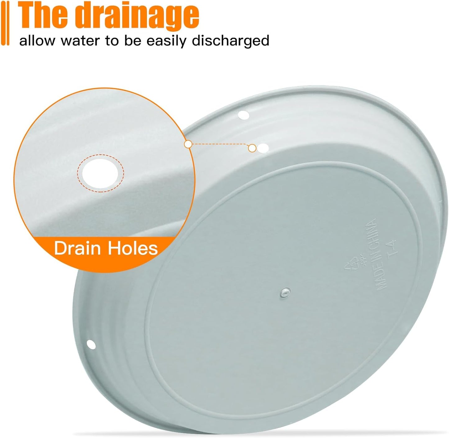 Bird Seed Catcher Tray Platforms 12" Bird Feeders Big Hanging Trays Platform can be Used for Most Feeders to Catch Dropped Seed and Shells for Outdoor Courtyard Gardens to Attract Birds (2PCS)