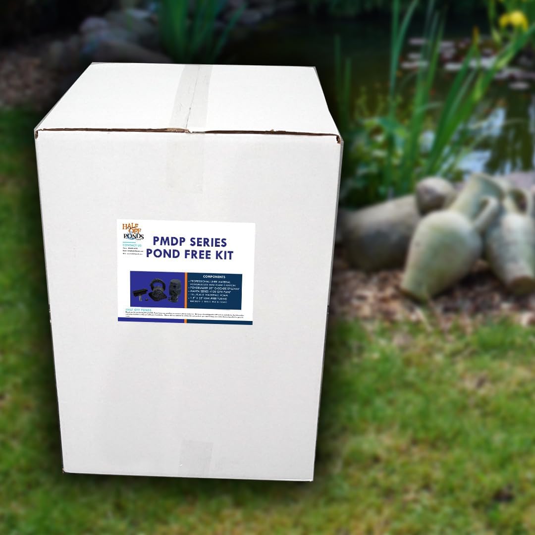 HALF OFF PONDS Pond Free Cascade 4100 Waterfall Kit with 10' x 30' EPDM Liner and 4,100 GPH Pump - PMDP2