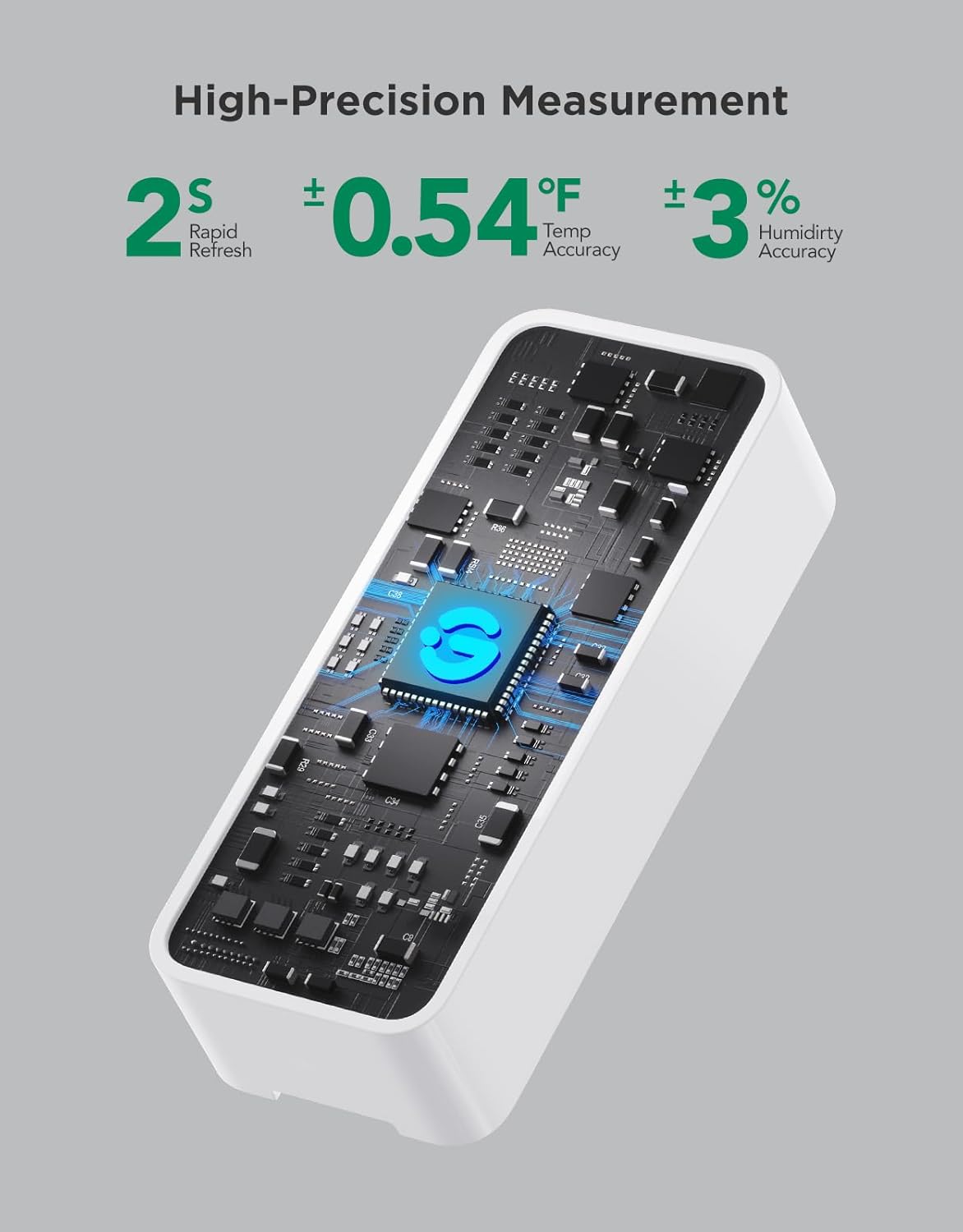 GoveeLife 2.0 WiFi Hygrometer Thermometer 6 Pack, Smart Humidity Temperature Sensor with App Notifications, 2-Year Free Data Storage Export, Temperature Humidity for Bedroom, Wine Cellar, Basements