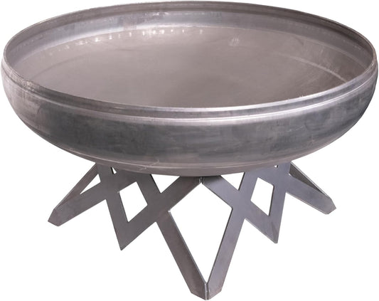 Liberty Fire Pit – Ohio Flame Wood Burning Outdoor Fire Pit - 42" Diameter with Angled Base (Made in USA)
