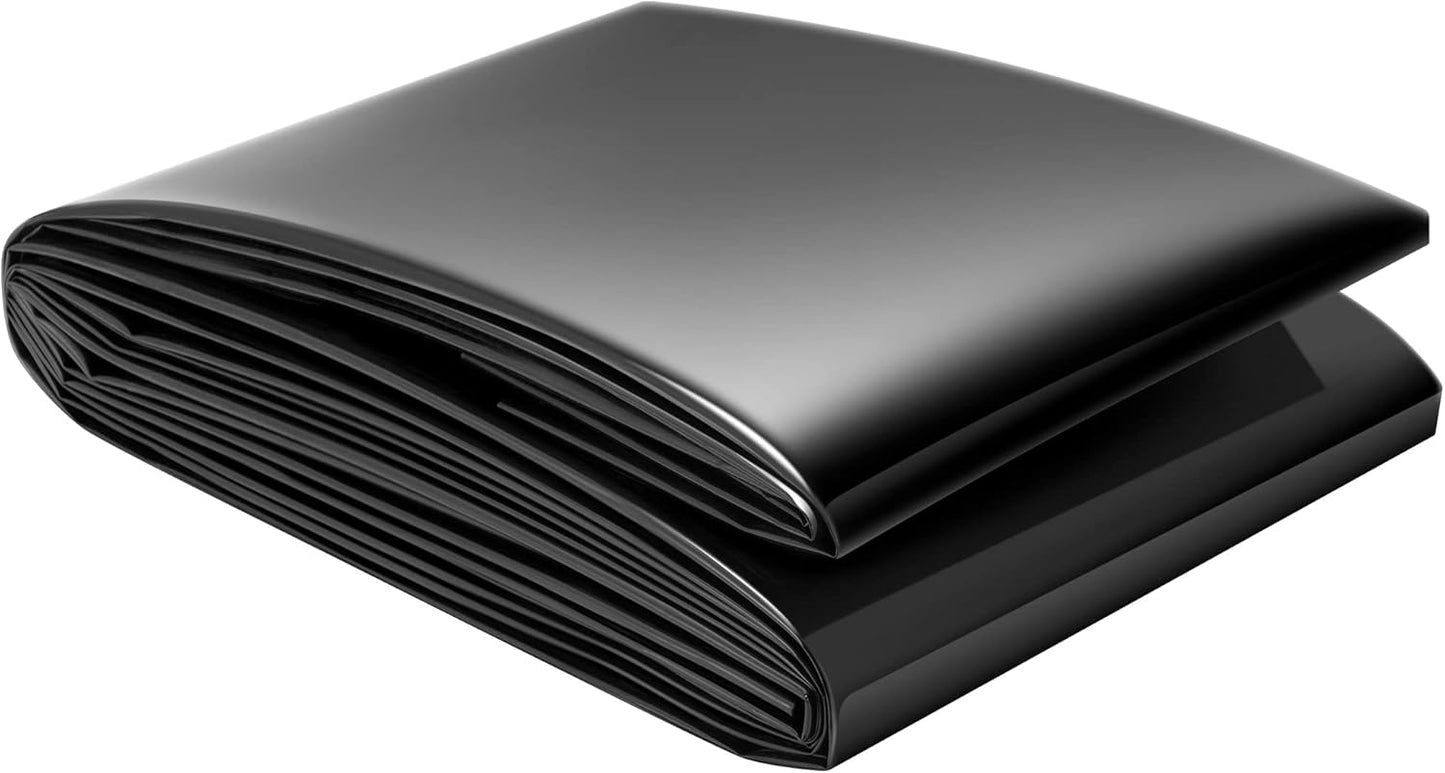 VIVOSUN 13.5 x 20 Feet Pond Liner, 14.5 Mil Durable LLDPE Pond Liners for Koi Ponds, Aquaculture and Water Gardens, Black