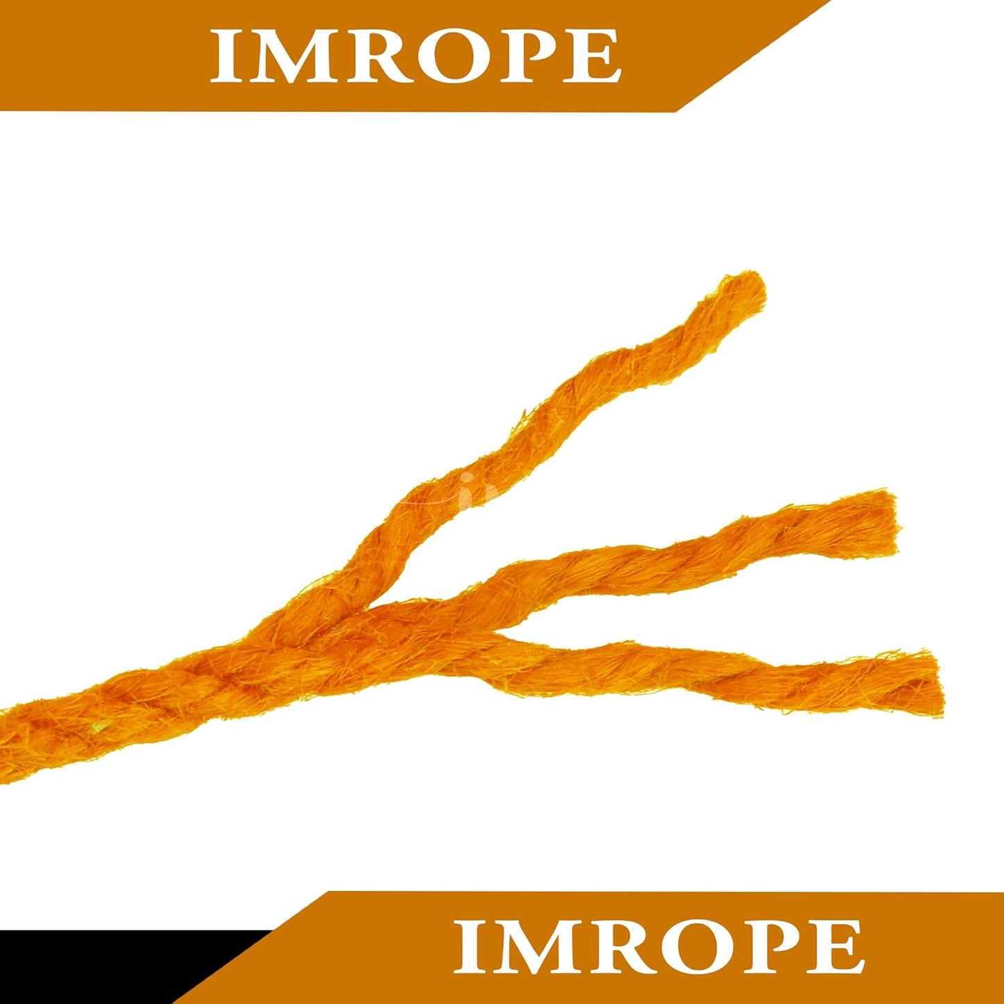 4mm x 100 Feet Orange Jute Rope, Twine for Gardening Tomato Climbing Plant Tie Floristry Crafts Gift Wrapping Packing Decor