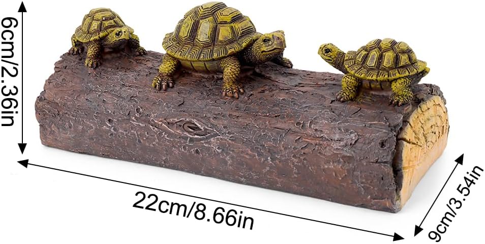 Floating Resin Turtle Figurine Pond Decor Statue Outdoor Accessories Float Turtle Funny Craft for Garden, Park, Pool, Pond